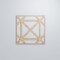 Ekena Millwork Large Buxton Decorative Fretwork Wood Wall Panels, Alder, 23 3/8"W x 23 3/8"H x 3/8"T WALW24X24X0375BUXAL - alternate 4